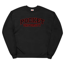 Load image into Gallery viewer, POCKET UNIVERSITY fleece sweatshirt
