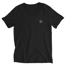 Load image into Gallery viewer, PQ Unisex Short Sleeve V-Neck T-Shirt
