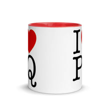 Load image into Gallery viewer, I LOVE PQ coffee mug
